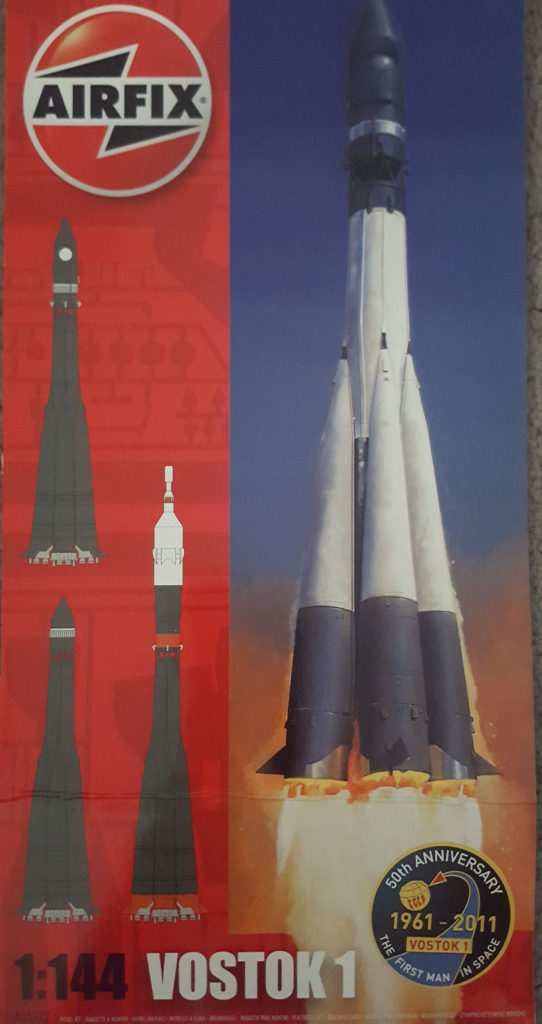 Russian Rocket Vostok 1 by Airfix 1/144 Scale Model Box Art