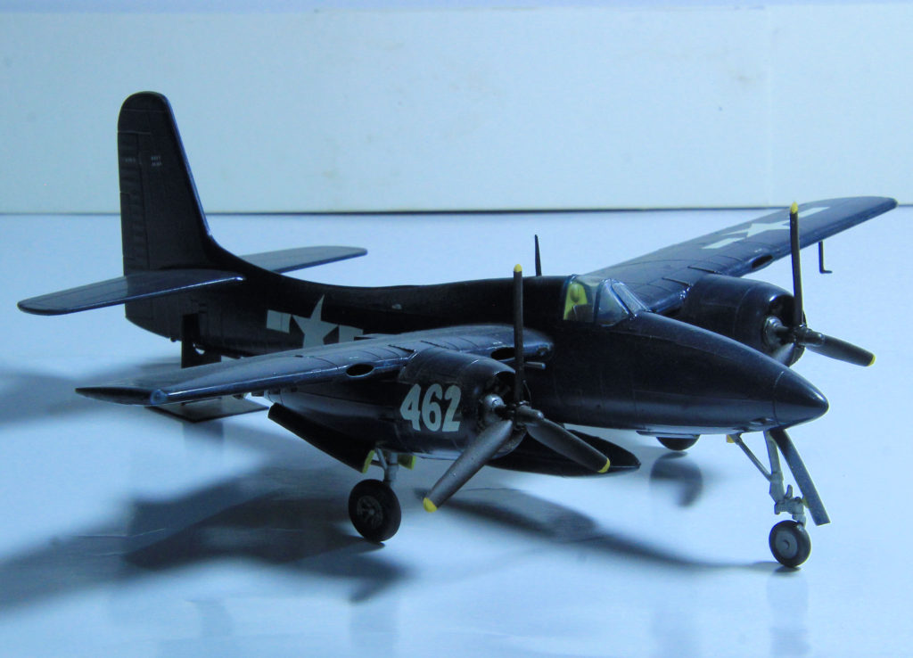 Grumman F7F-3 Tigercat 1/72 Scale Model by Monogram