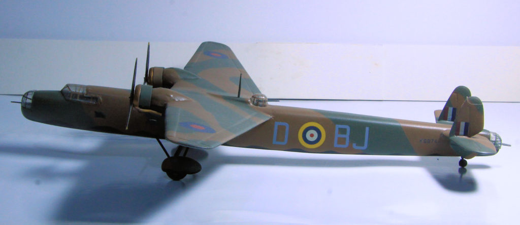 Handley Page Harrow K6974 of 271 Sqn RAF 1/72 Scale Model by Sanger