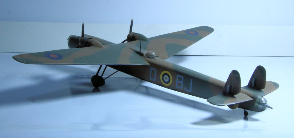 Handley Page Harrow K6974 of 271 Sqn RAF 1/72 Scale Model by Sanger