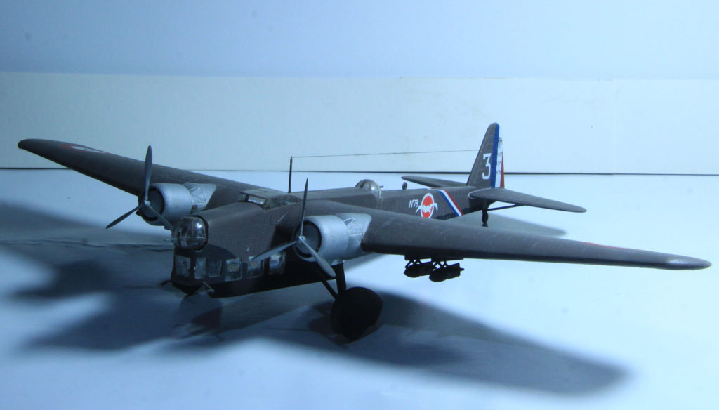 Amiot 143 78 3 of GB 2/35 Armée de l'Air 1/72 Scale Model by Smer