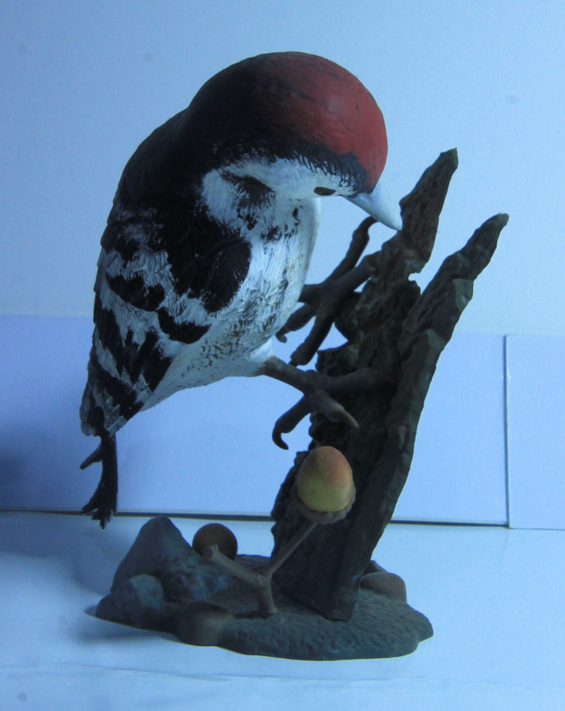 Lesser Spotted Woodpecker Scale Model by Gunze Sangyo