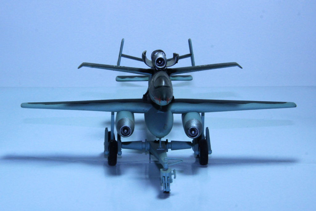 Mistel 5 Heinkel He162A-2 with Arado E-377a 1/72 Scale Model by Dragon