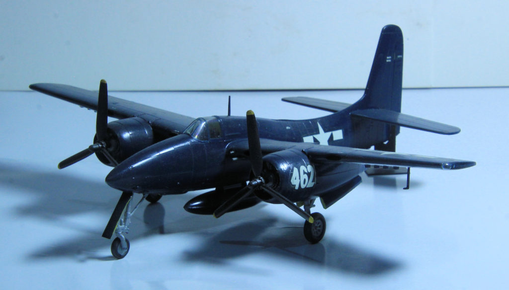 Grumman F7F-3 Tigercat 1/72 Scale Model by Monogram