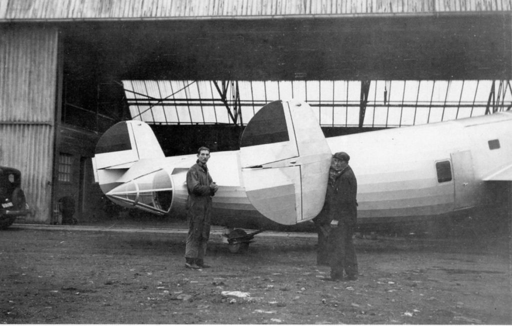 Fokker T.V Prototype Tail