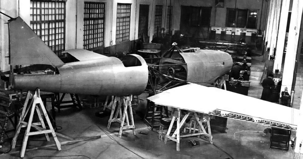 Piaggio P.119 Under Construction