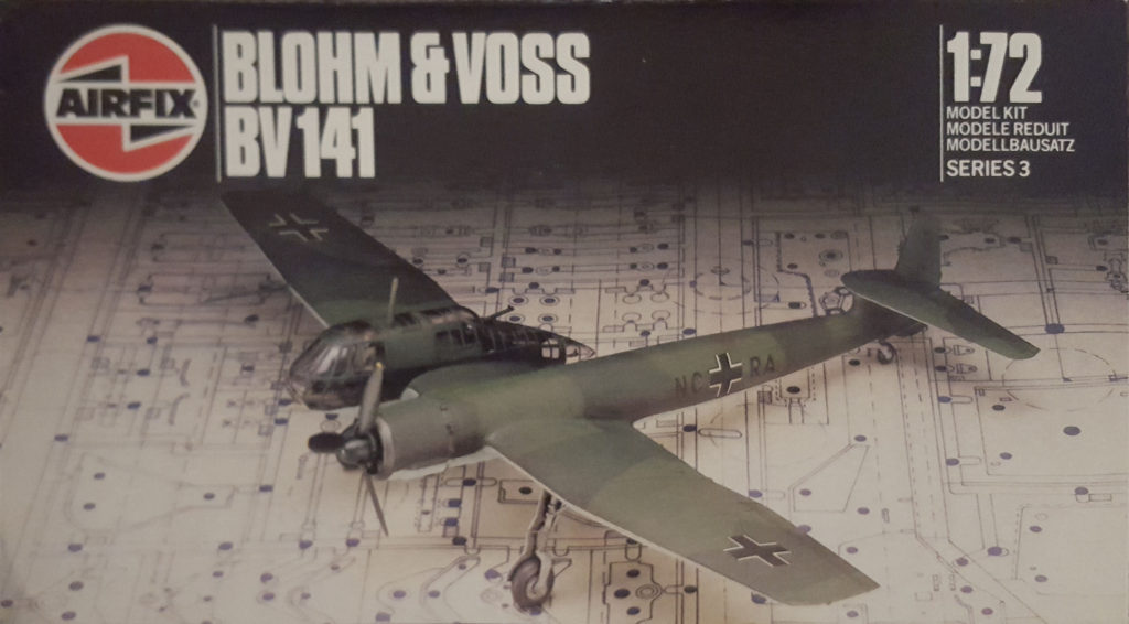 Blohm & Voss BV 141 1/72 Scale Model by Airfix Box Art