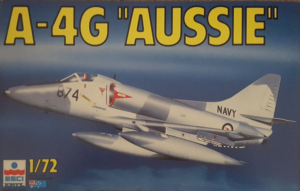 Douglas A-4G Skyhawk 1/72 Scale Model Box Art