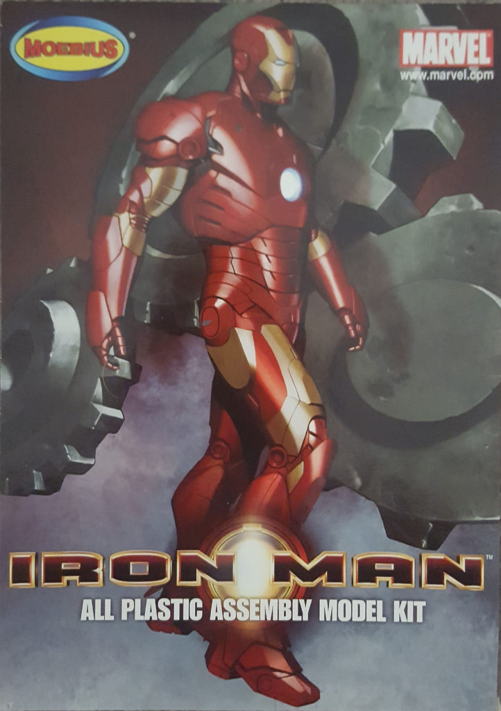 Iron Man 1/8 Scale Model by Moebius Models Box Art