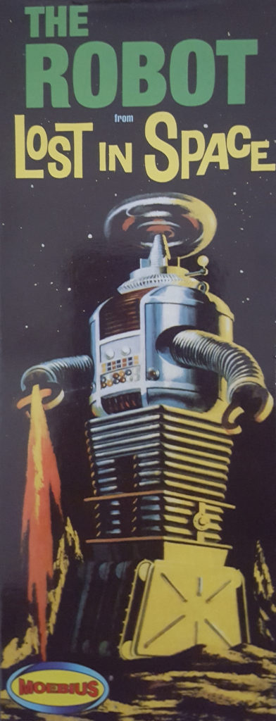 The Robot from Lost In Space 1/24 Scale Model by Moebius Models Box Art