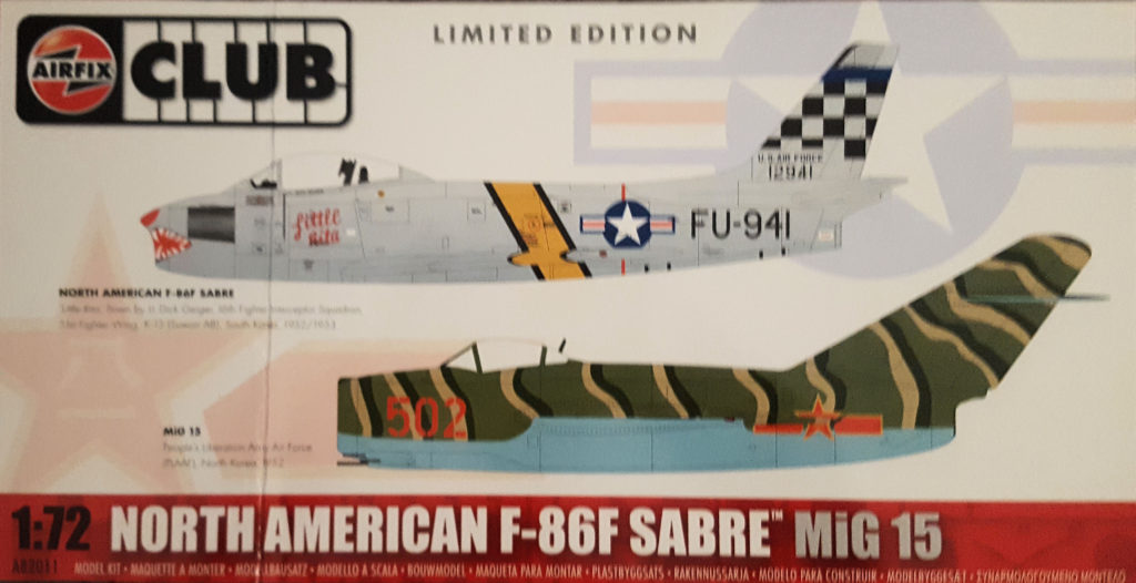 Mikoyan-Gurevich MiG-15bis Fagot B and F-86 Sabre Box Art