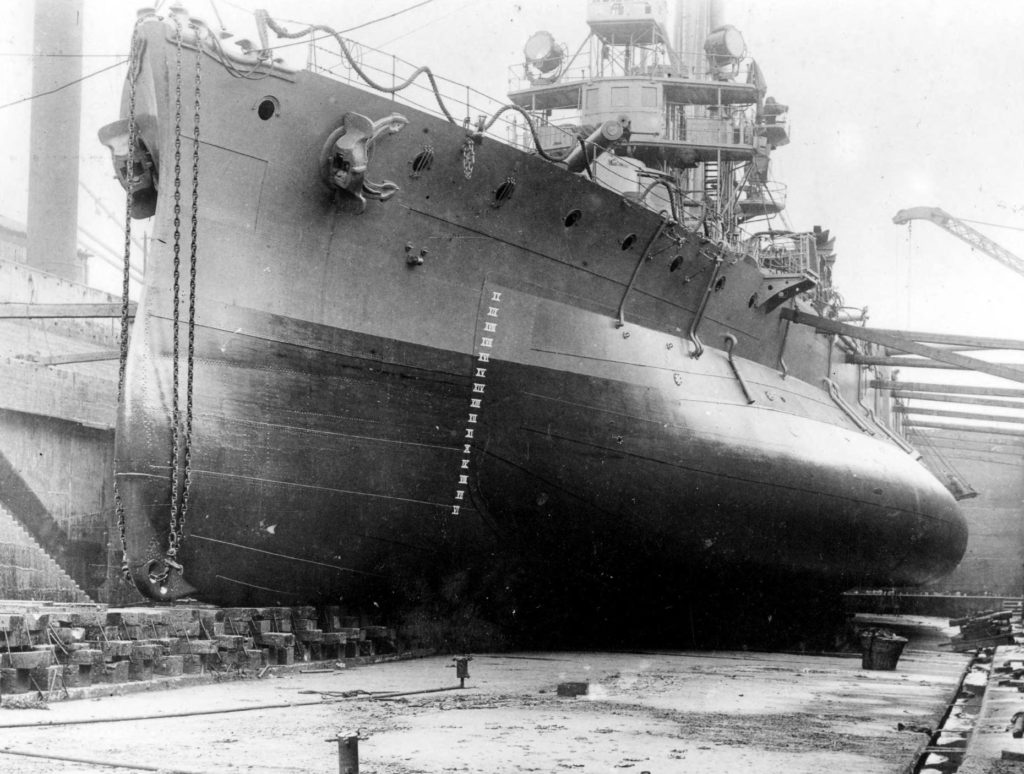 HMS Glatton Under Construction