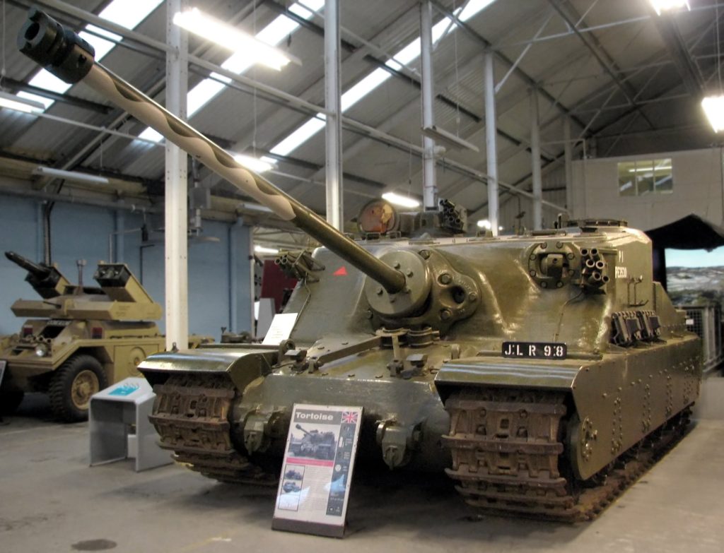 A39 Tortoise at Bovington Attrib: Hohum Via Creative Commons