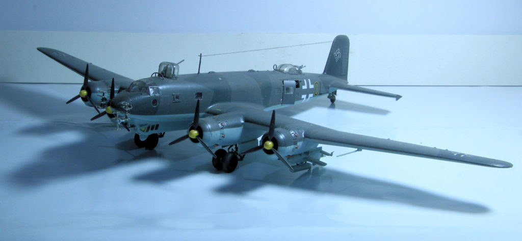 Focke Wulf FW 200 C-8 of 3./KG 40 F8+OL/W.Nr.0224 at Bordeaux-Merignac 1/72 Scale Model by Revell