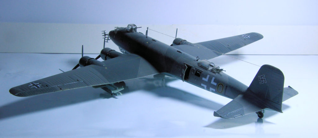 Focke Wulf FW 200 C-8 of 3./KG 40 F8+OL/W.Nr.0224 at Bordeaux-Merignac 1/72 Scale Model by Revell