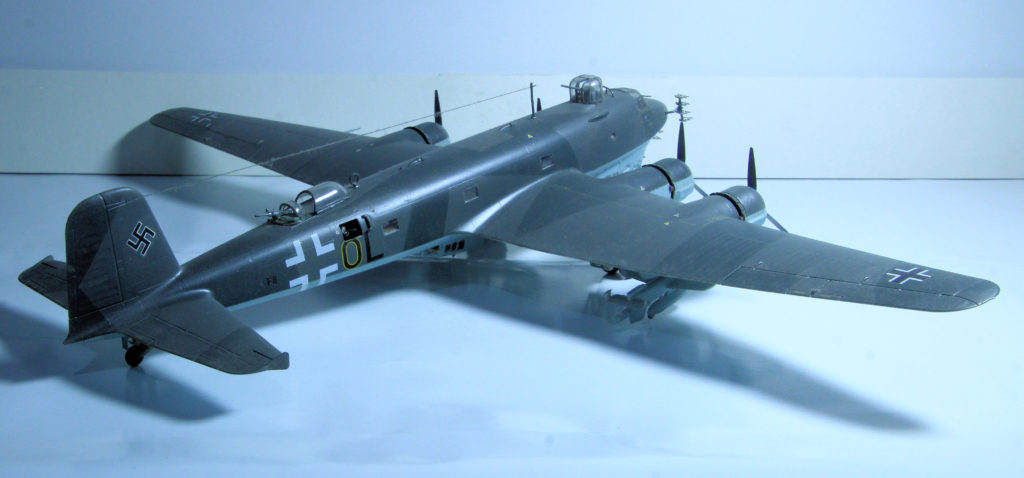 Focke Wulf FW 200 C-8 of 3./KG 40 F8+OL/W.Nr.0224 at Bordeaux-Merignac 1/72 Scale Model by Revell