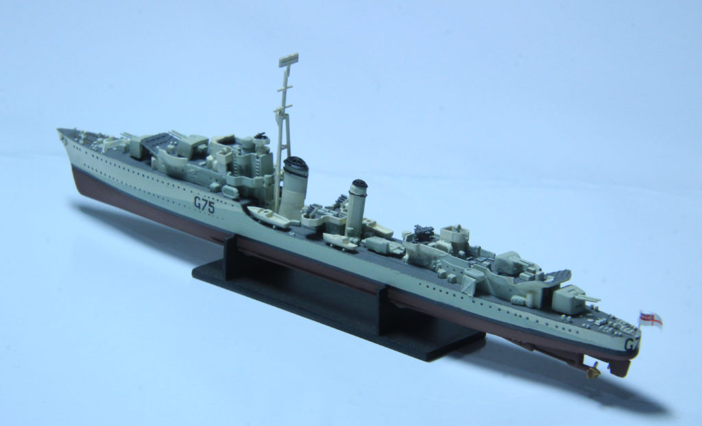 HMS Eskimo (F75) 1/700 Scale Model By Trumpeter