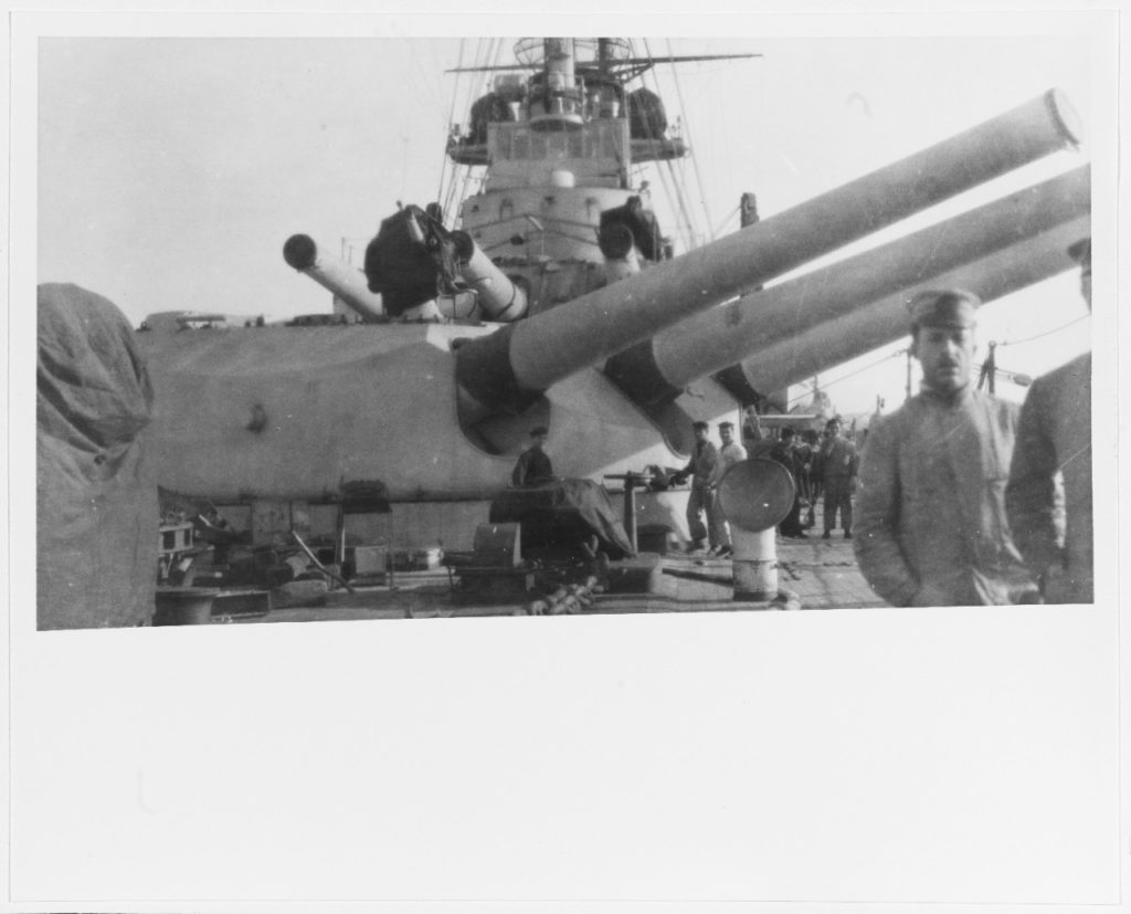 The guns of Prinz Eugen