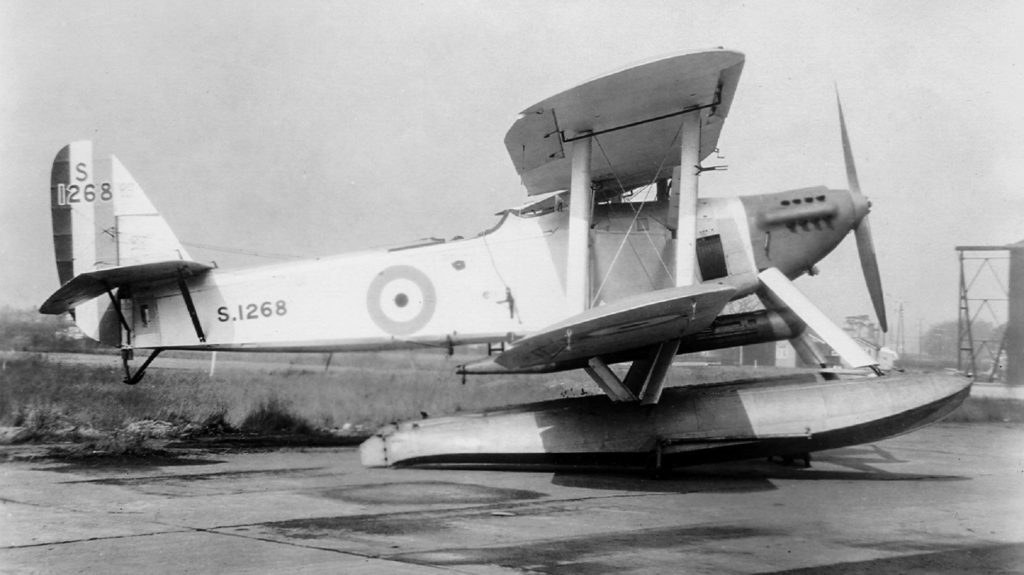 The fourth Ripon II S1268 undertook seaplane trials in 1929