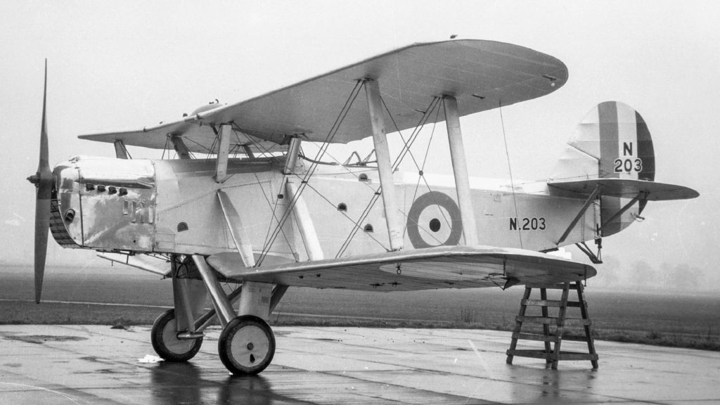 The prototype Ripon I, N203, with revised lines and improved engine installation