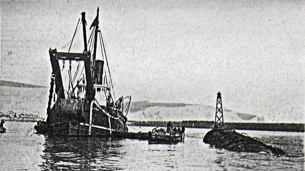 HMS Glatton Salvage Operation 1925