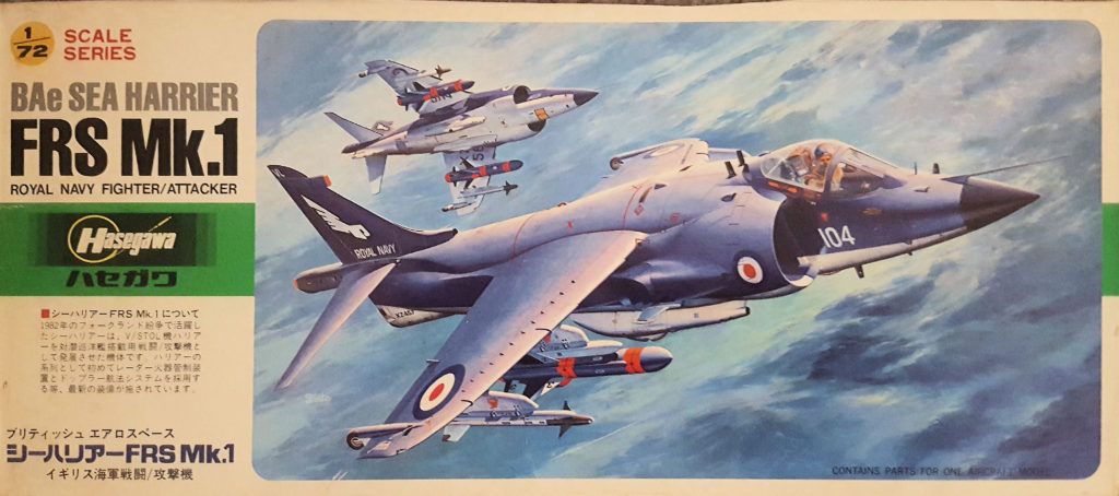 Sea Harrier FRS Mk.1 by Hasegawa Box Art