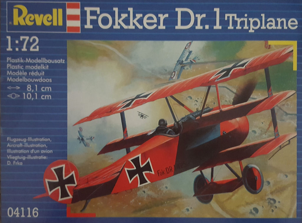 Fokker Dr.1 1/72 Scale Model by Revell Box Art