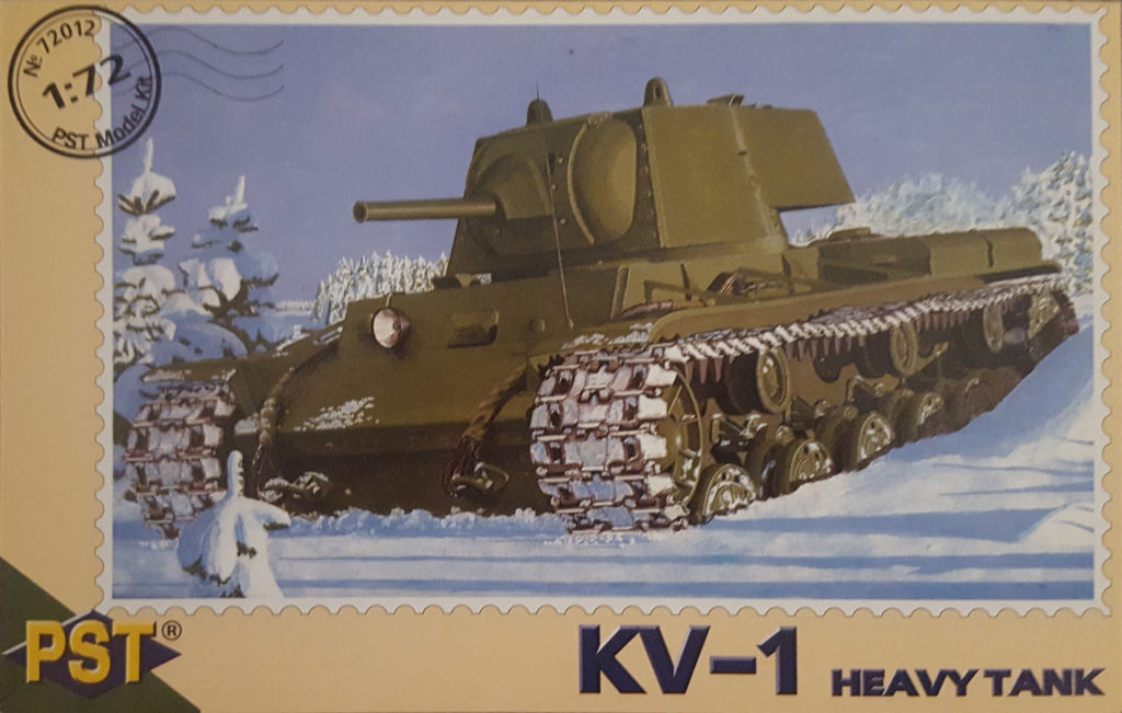 Soviet Heavy Tank KV-1 Leningrad 1941 1/72 Scale Model by PST Box Art