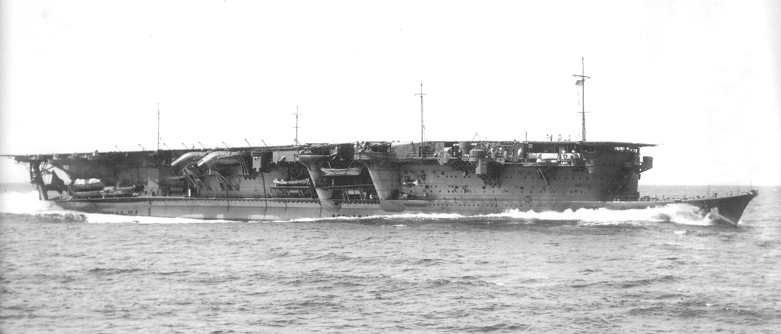 Carrier Ryujo underway off Iyo, Japan in the Inland Sea, 6 Sep 1934