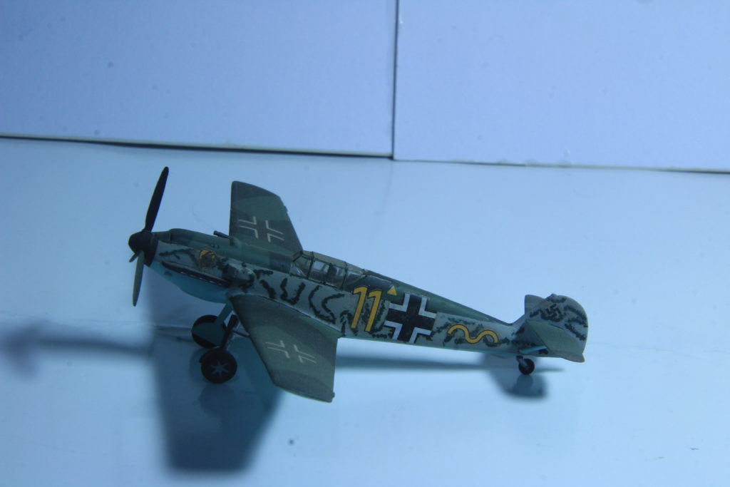 Messerschmitt Bf 109 E-3 of 9./JG 54 Grünherz Yellow 11 Piloted by Lt. Waldemar Wübke