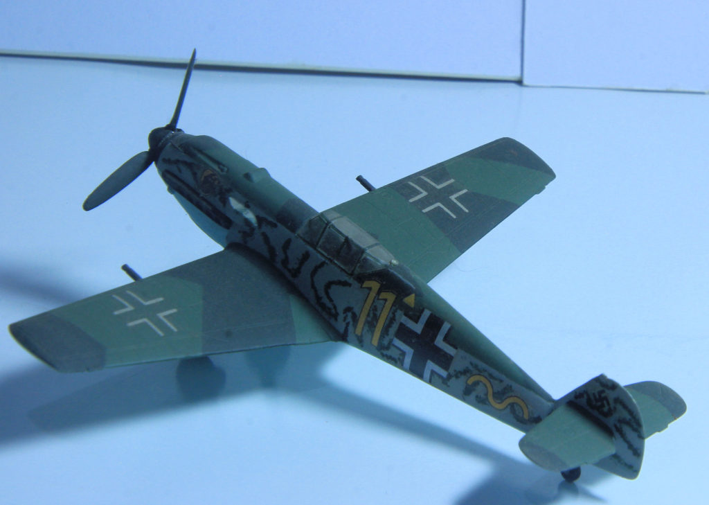 Messerschmitt Bf 109 E-3 of 9./JG 54 Grünherz Yellow 11 Piloted by Lt. Waldemar Wübke