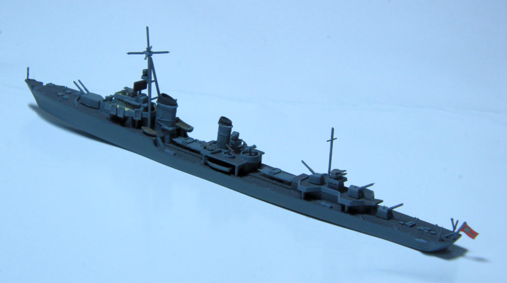 German Destroyer Zerstörer 1936A 1/700 Scale Model by Tamiya