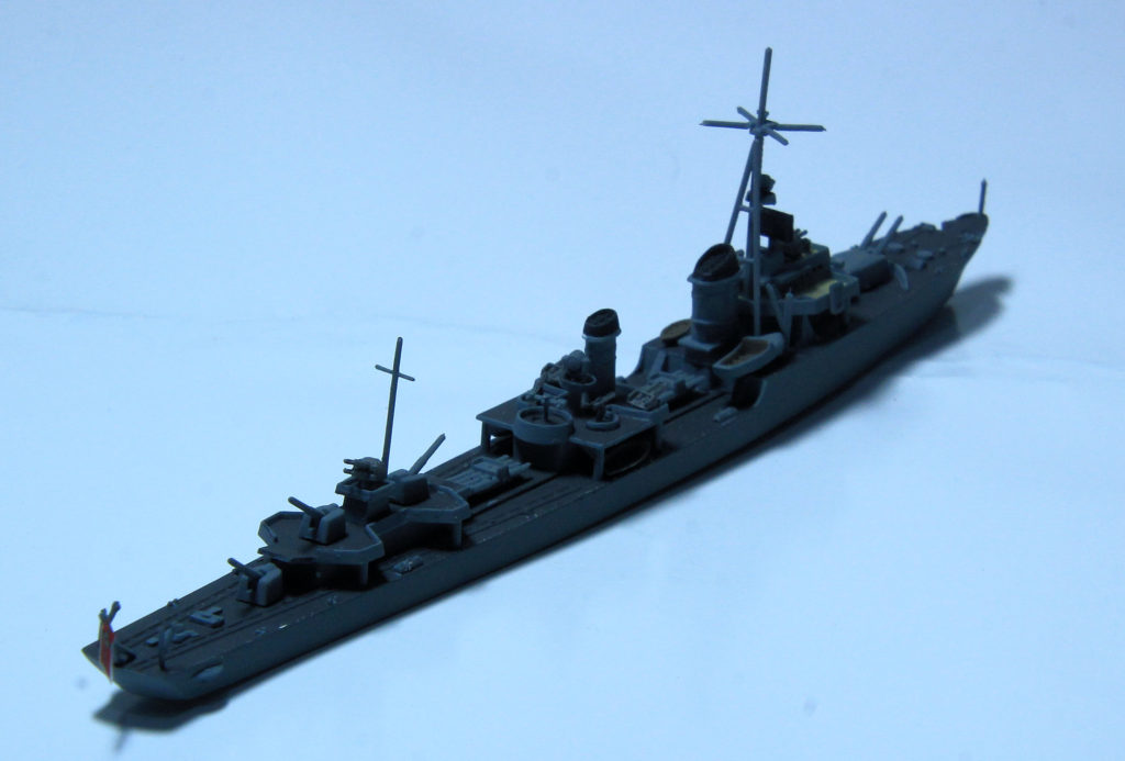 German Destroyer Zerstörer 1936A 1/700 Scale Model by Tamiya