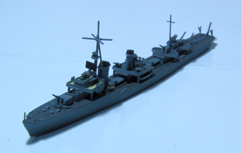 German Destroyer Zerstörer 1936A 1/700 Scale Model by Tamiya