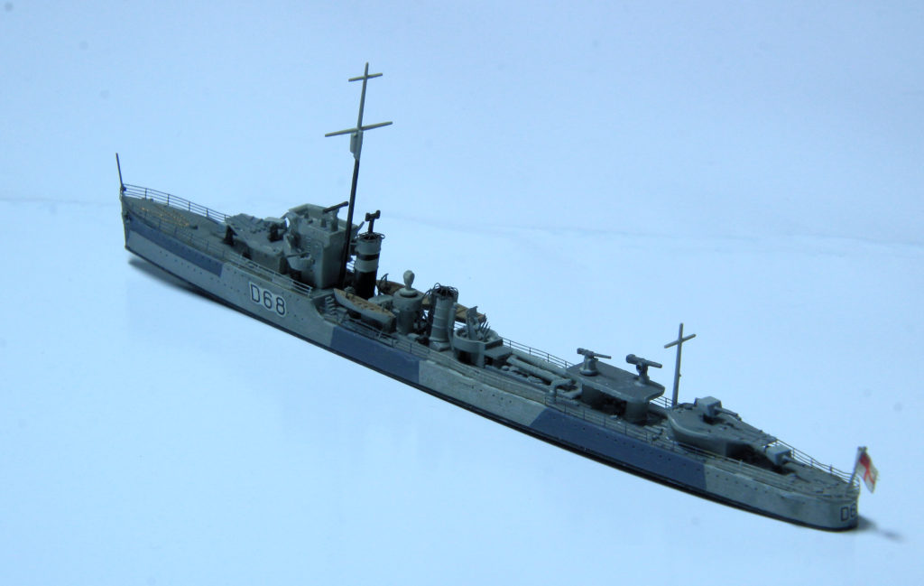 HMAS Vampire D68 1/700 Scale Model by Tamiya