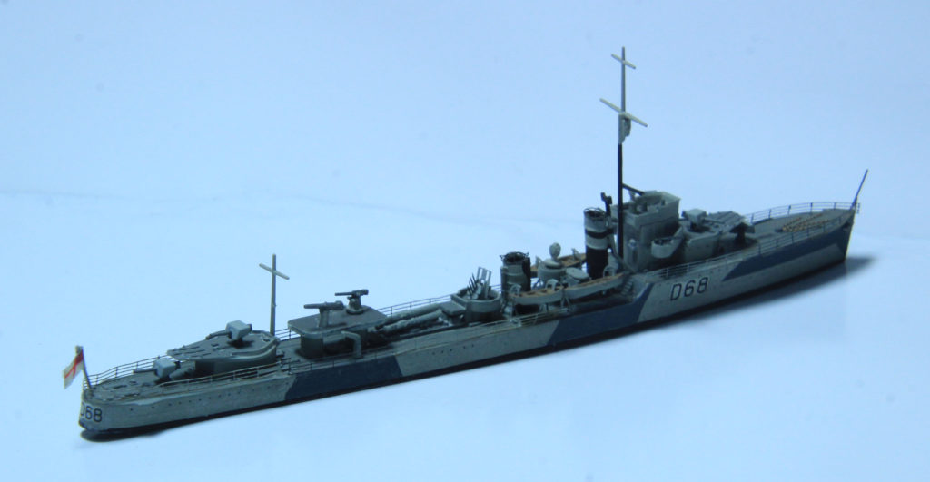 HMAS Vampire D68 1/700 Scale Model by Tamiya