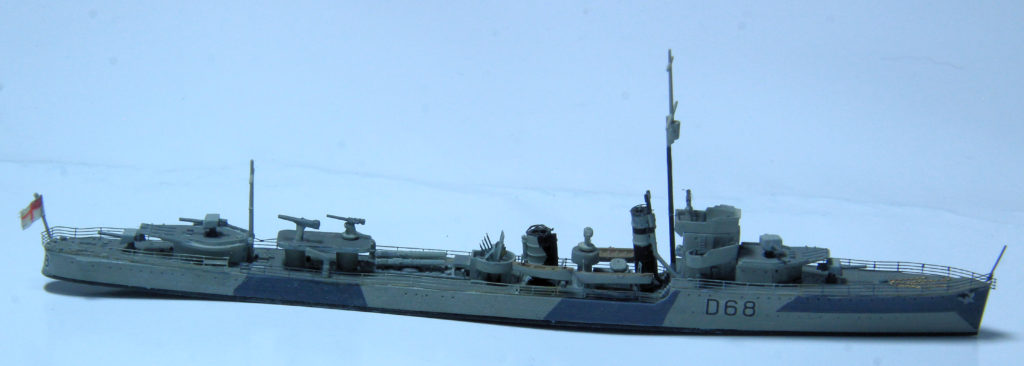 HMAS Vampire D68 1/700 Scale Model by Tamiya