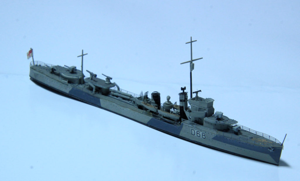 HMAS Vampire D68 1/700 Scale Model by Tamiya