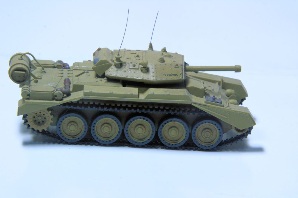 Crusader Mk.III Cruiser Tank of the 1st Arm. Div., 9 Queen's Lancers North Africa 1/72 Scale Model by Hasegawa