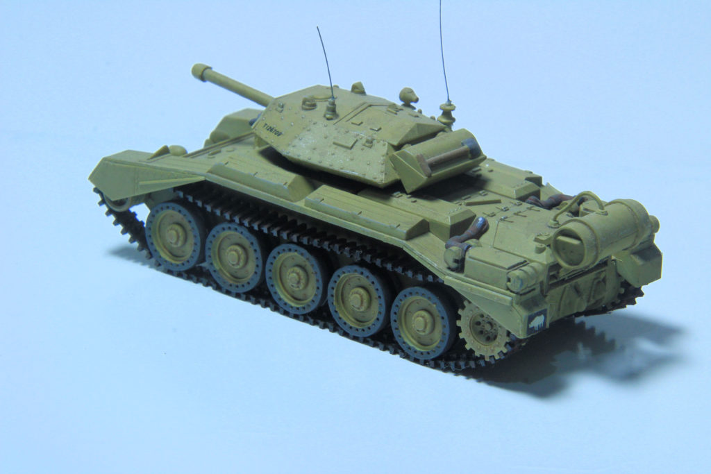 Crusader Mk.III Cruiser Tank of the 1st Arm. Div., 9 Queen's Lancers North Africa 1/72 Scale Model by Hasegawa