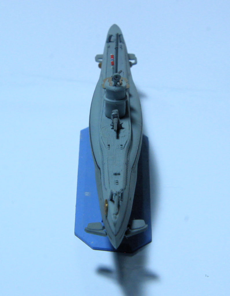 German U Boat Type VII U-84 1/400 Scale Model by Mirage Hobby