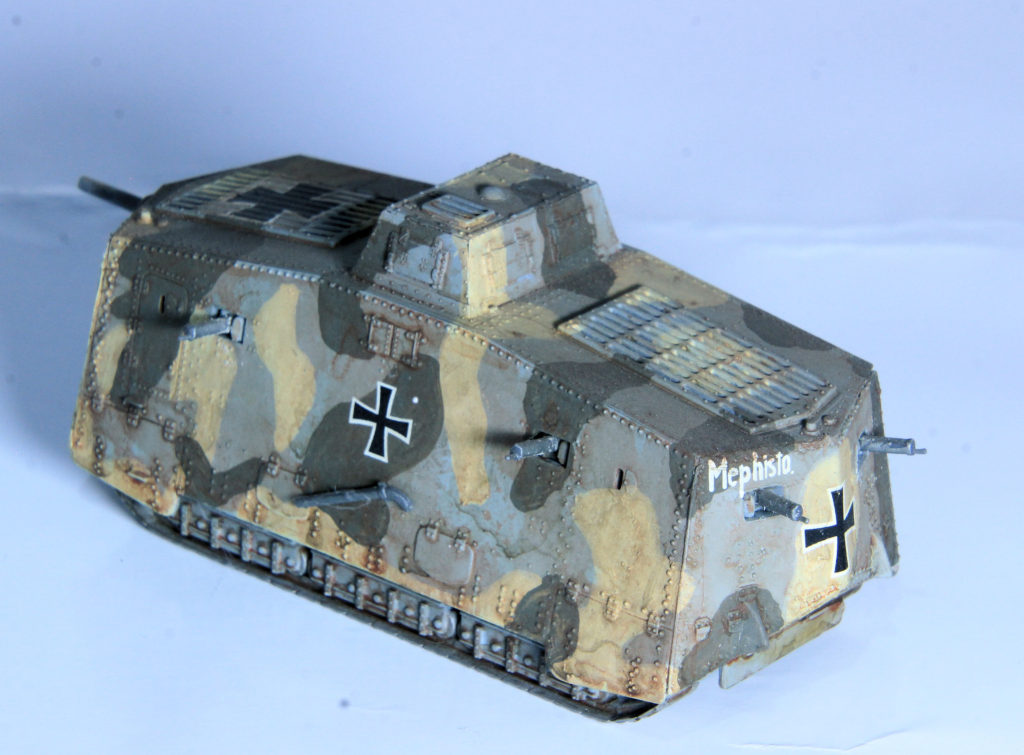 German A7V Heavy Tank 1/72 Scale Model by Emhar