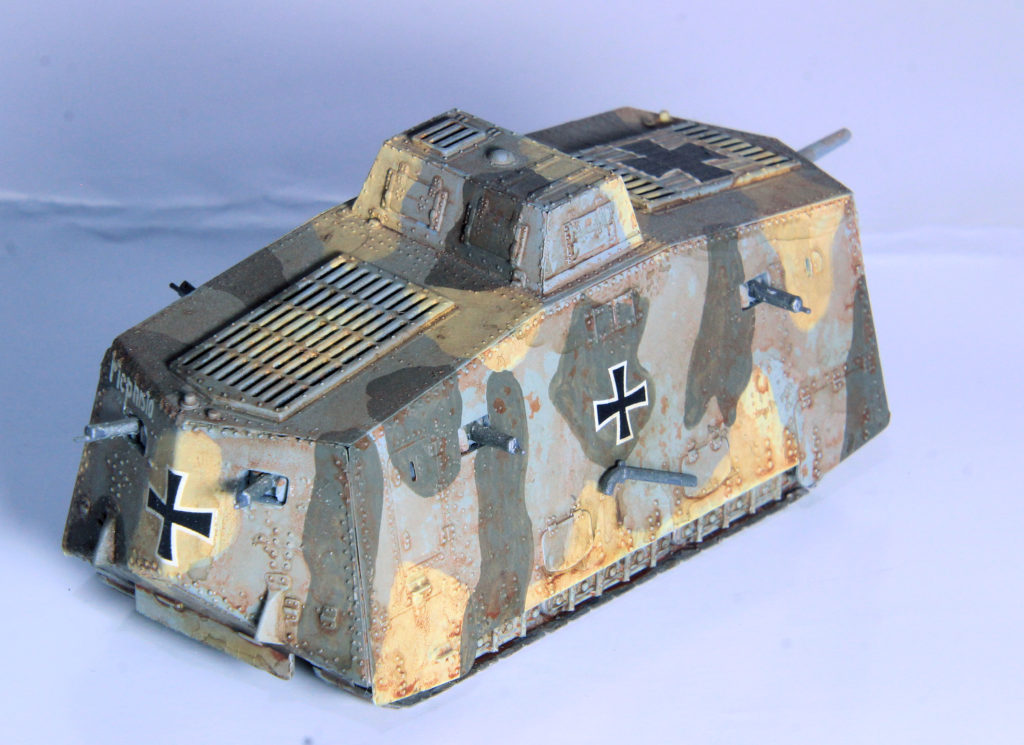 German A7V Heavy Tank 1/72 Scale Model by Emhar