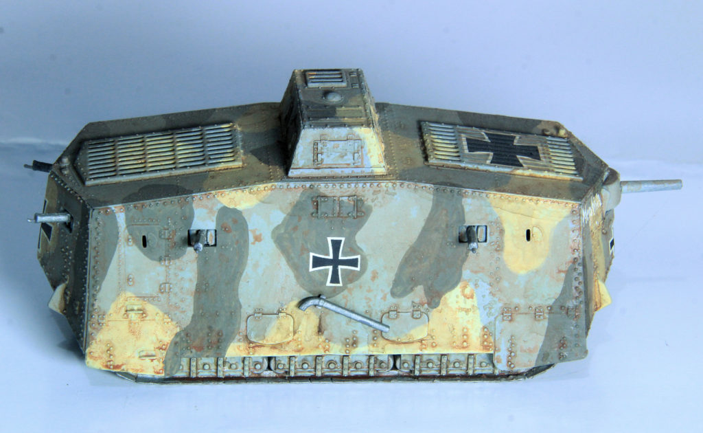 German A7V Heavy Tank 1/72 Scale Model by Emhar