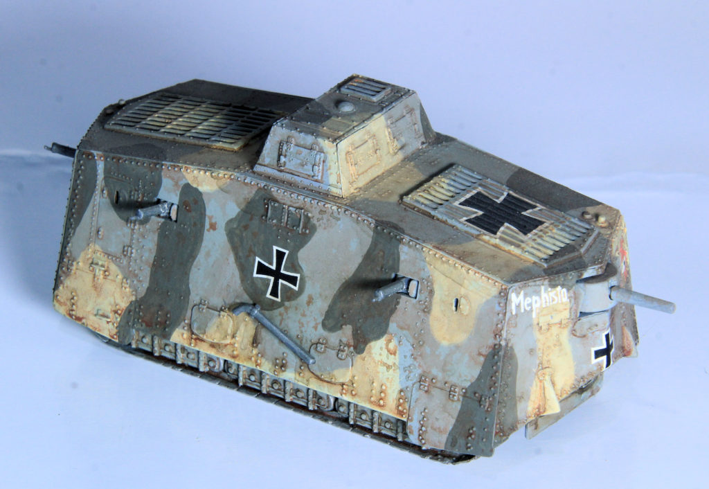 German A7V Heavy Tank 1/72 Scale Model by Emhar