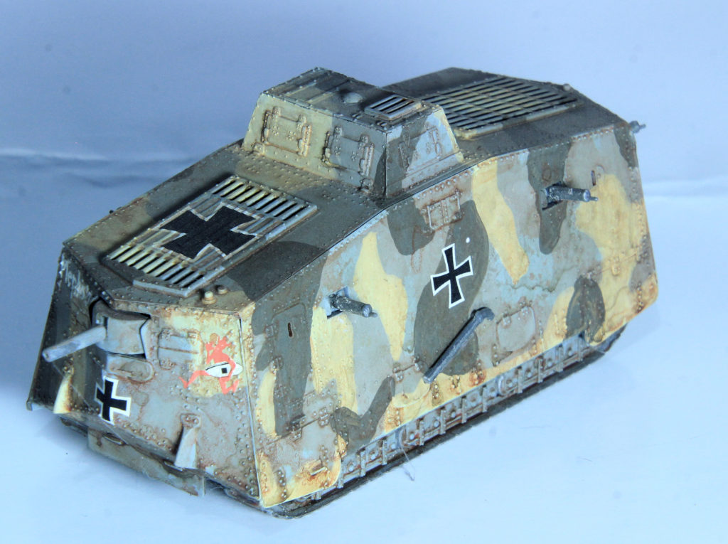 German A7V Heavy Tank 1/72 Scale Model by Emhar