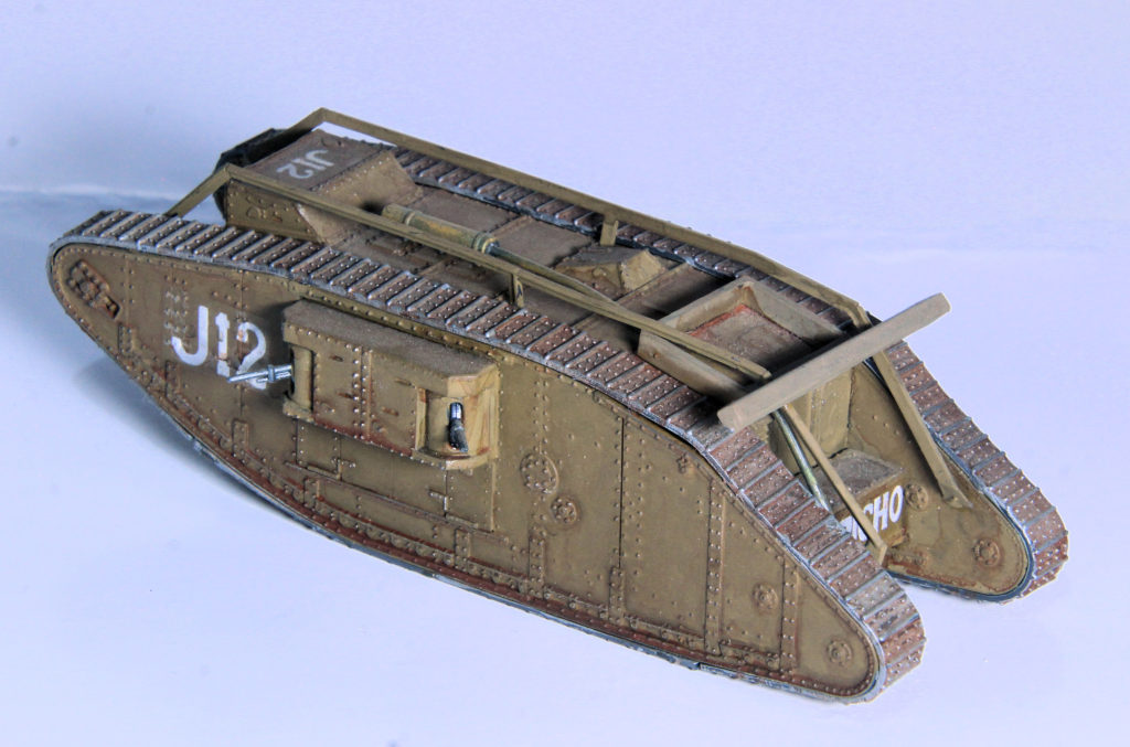 British WW1 Heavy Tank Mk IV Female 1/72 Scale Model by Emhar