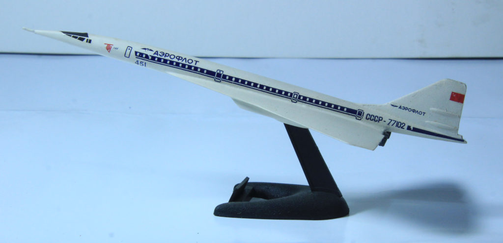 Tupolev Tu-144S in Aeroflot Markings 1/360 Scale Model by Academy