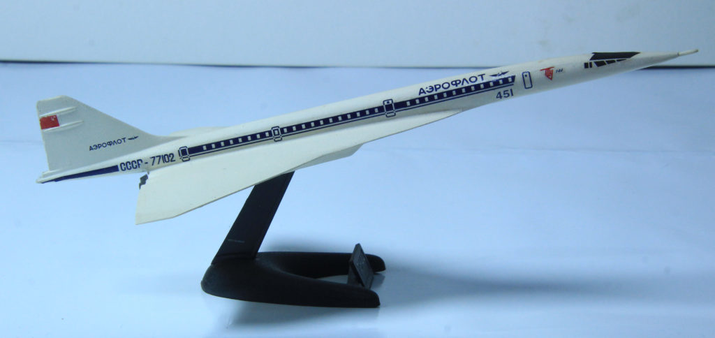 Tupolev Tu-144S in Aeroflot Markings 1/360 Scale Model by Academy