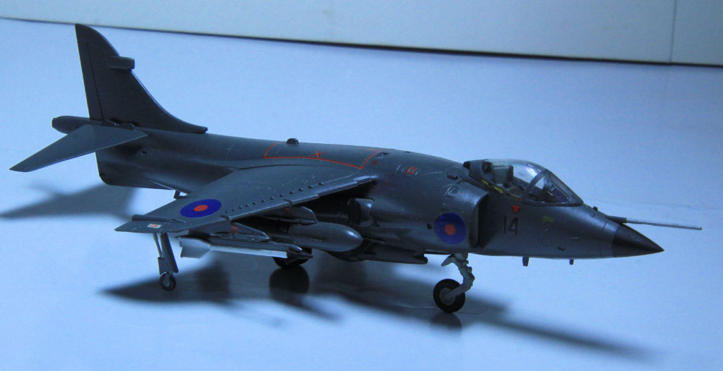 Sea Harrier FRS Mk.1 by Hasegawa 899 NAS 14 (XZ457) (Lt. Clive Morrell) Operation Corporate - HMS Hermes